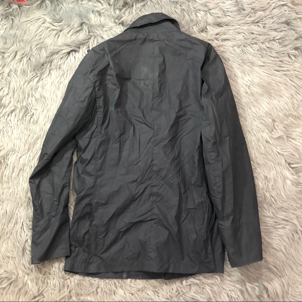 Fay Waxed Cotton Lightweight Utility Jacket Gem